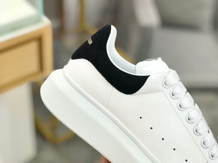 Alexander McQueen Classic Platform White Sneakers