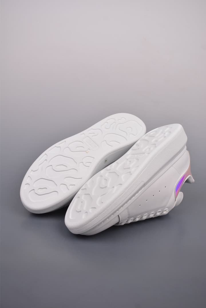 Alexander McQueen Classic Platform Sneakers – 2025 Edition in White Lavender