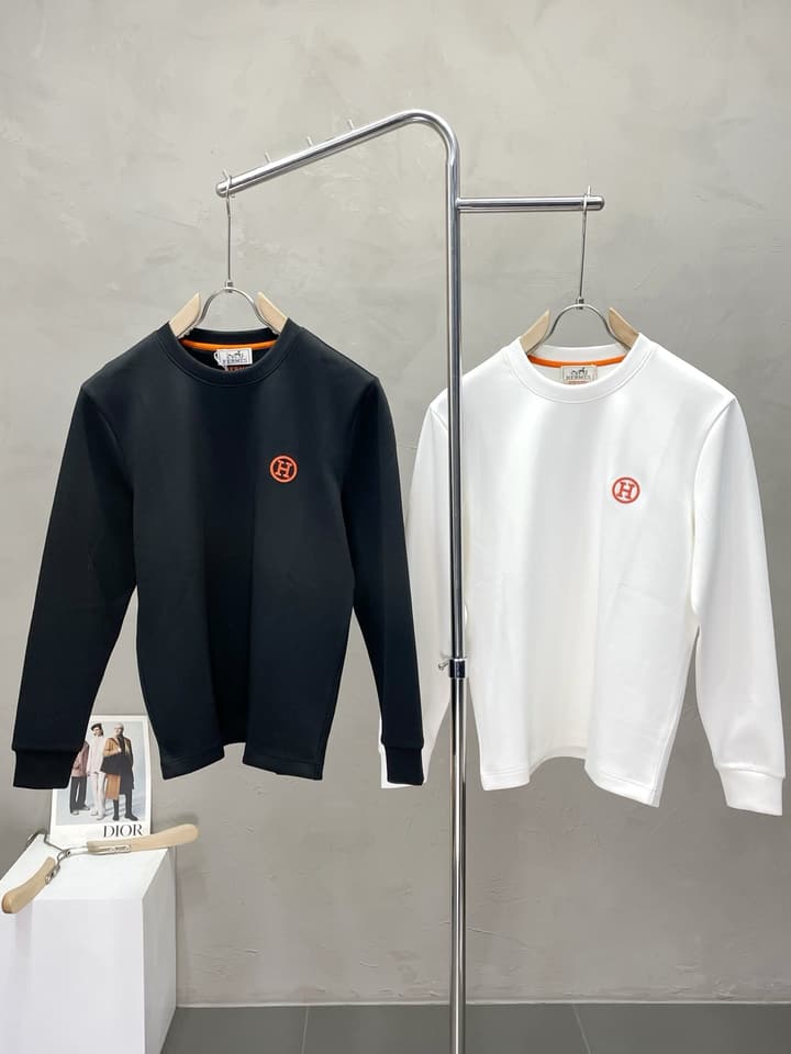 Hermès Men's Casual Sweatshirt in Black Sweatshirt