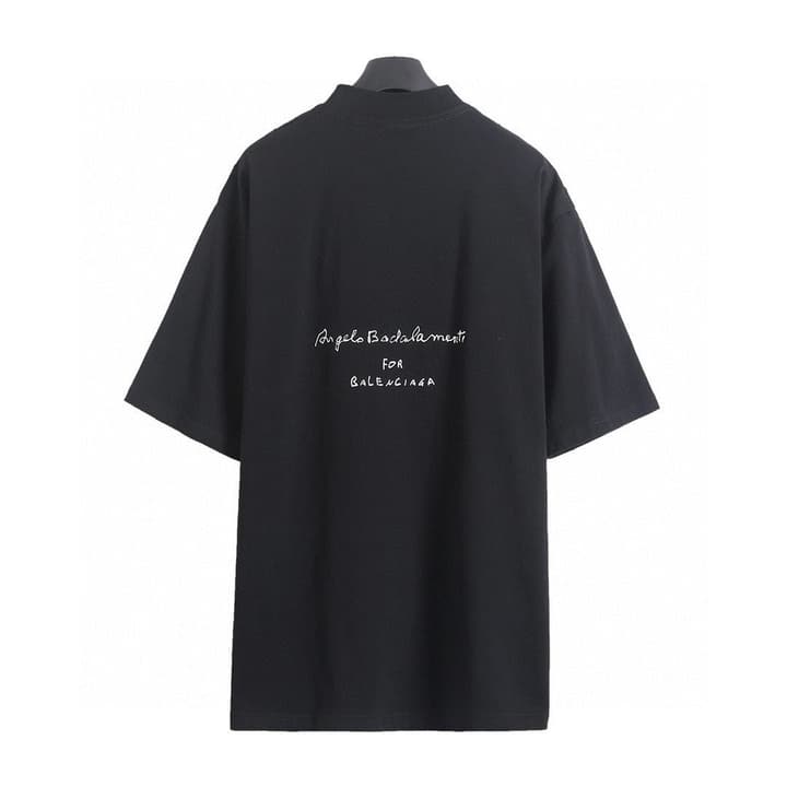 Balenciaga Musical Note Washed Distressed T-Shirt – 26SS in Washed Apricot