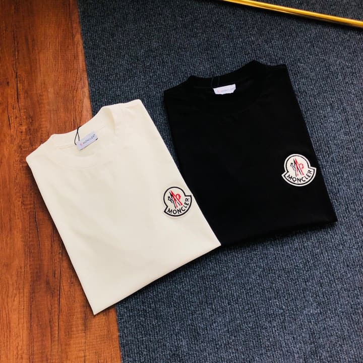 Moncler Classic Printed Logo T-Shirt – 2026SS in Black Large Logo