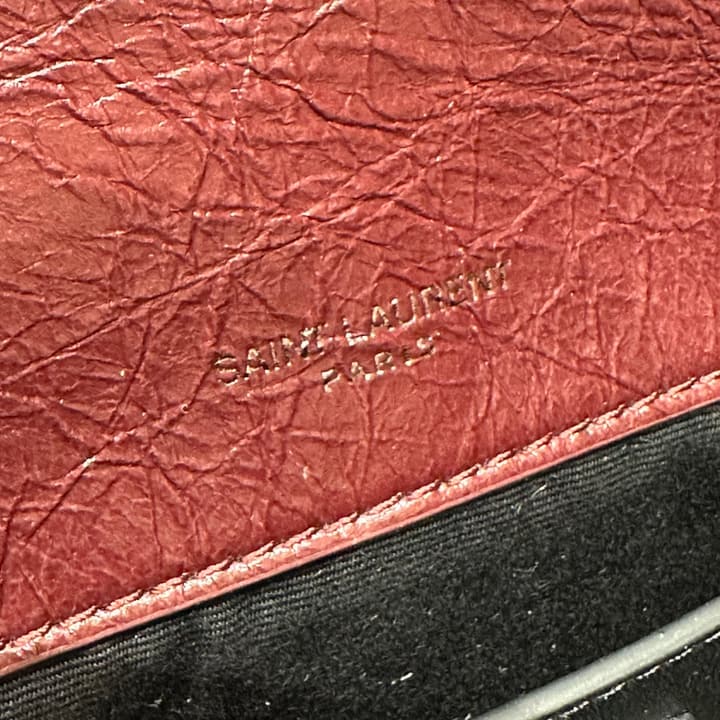 Saint Laurent Niki Baby Shoulder Bag in Apricot