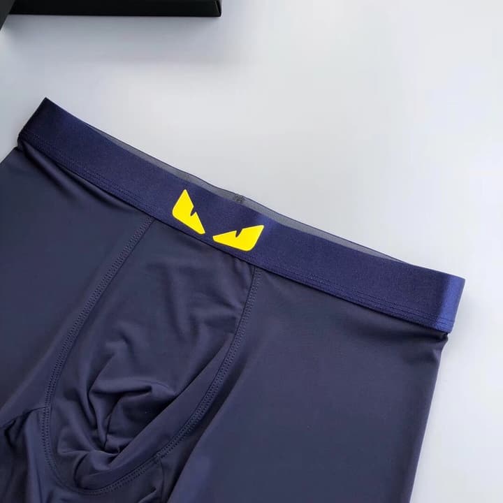 Fendi Monster Eyes Ice Silk Underwear Set