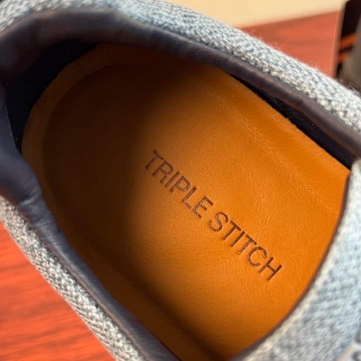 Zegna Triple Stitch Monte Canvas Sneakers