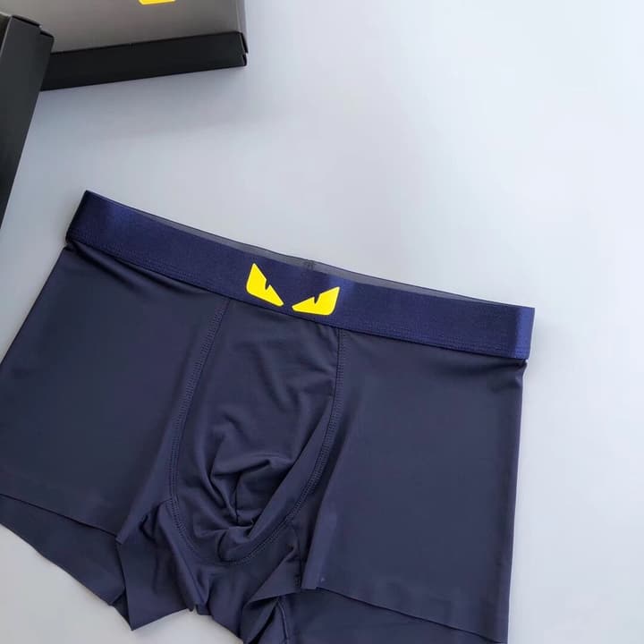 Fendi Monster Eyes Ice Silk Underwear Set