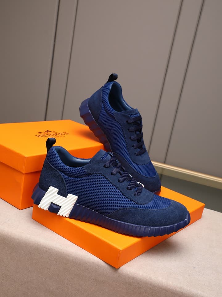 Hermès Bouncing Sport Sneakers in Dark Blue