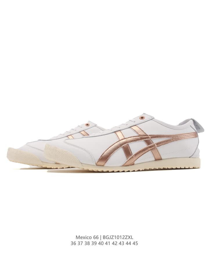 Asics Onitsuka Tiger Mexico 66 Classic Sneakers in Dark Navy With Cream Stripes