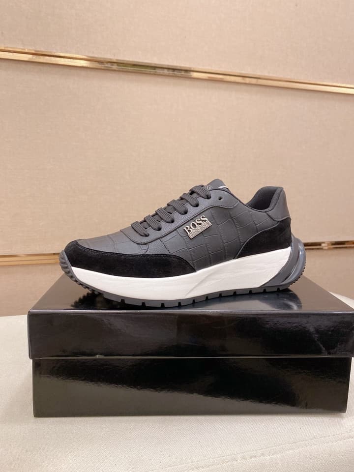 Boss Latest Casual Men's Sneakers in Dark Gray