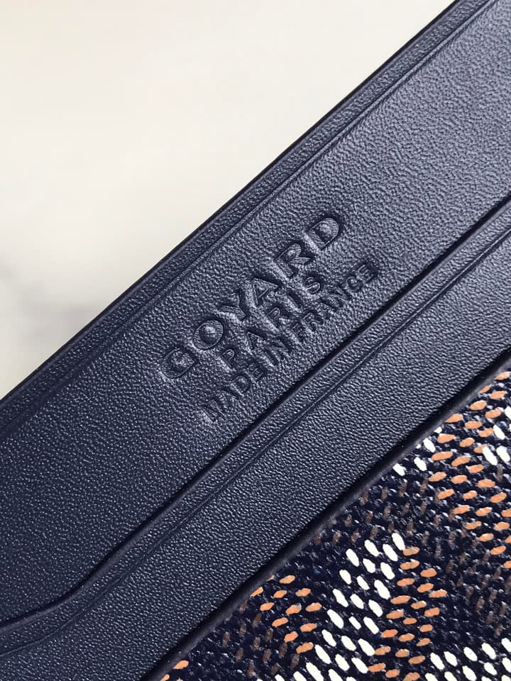 Goyard Card Holder in Black Pattern