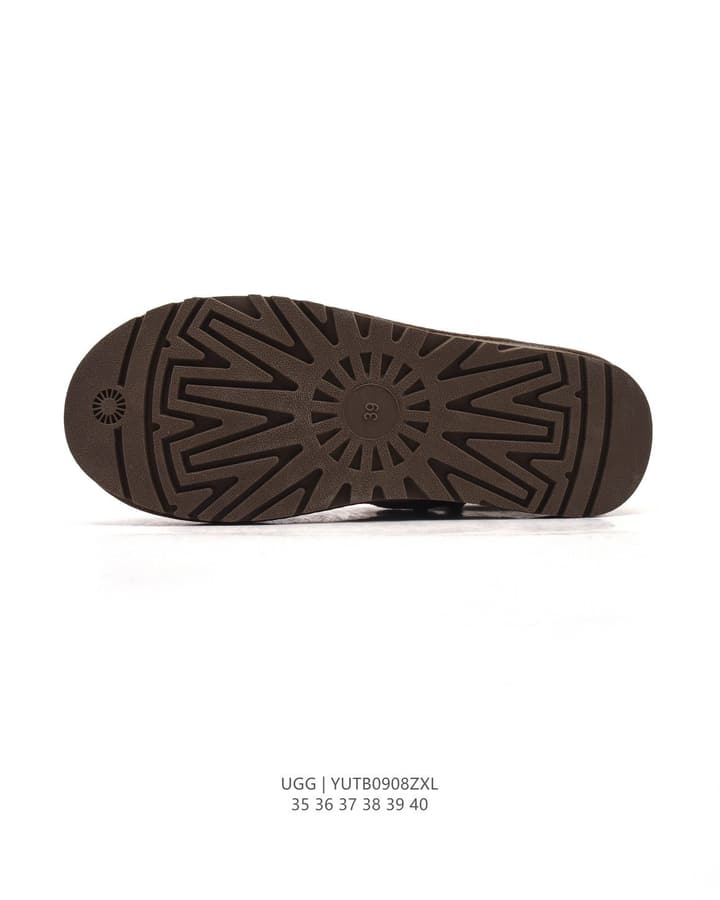 UGG Mid-Tube Plush Snow Boots – Autumn/Winter Collection in Black