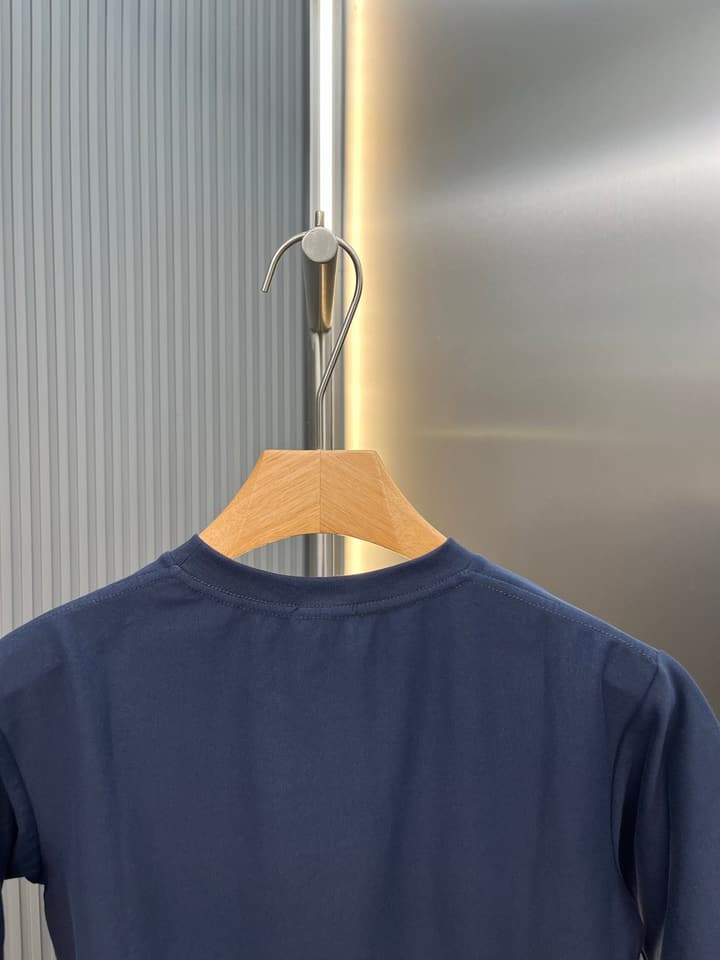 Celine Triomphe Embroidered Loose T-Shirt in Grey