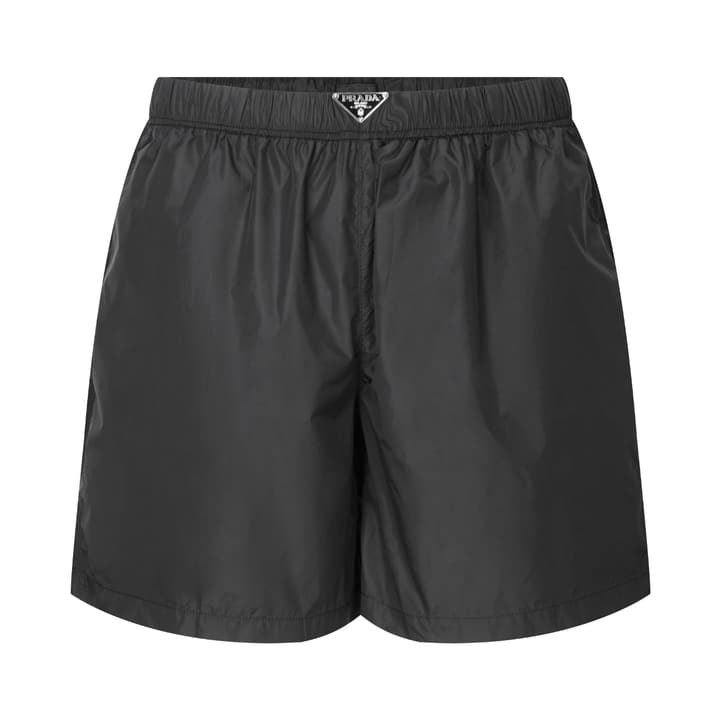 Prada Re-Nylon Swim Trunks in Black