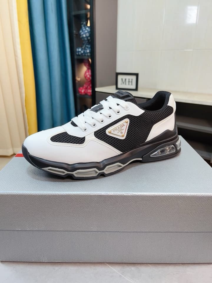 Prada Men's Air Cushion Mesh Sneakers