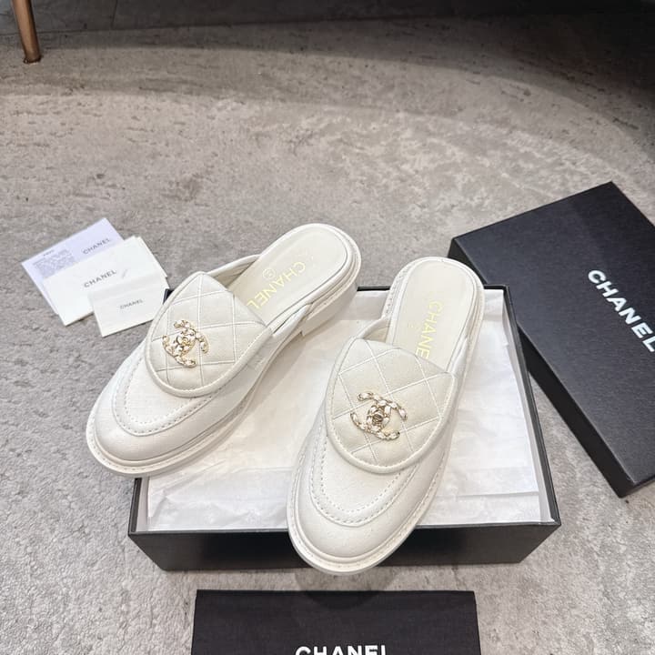 Chanel Quilted Leather Schoolbag Buckle Loafers – 26B Collection