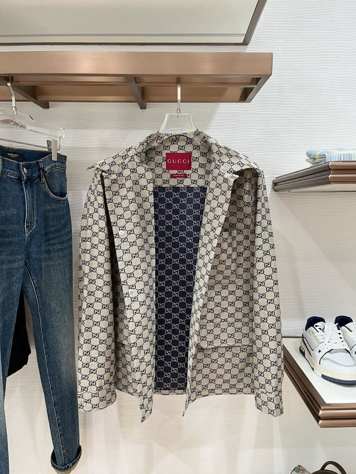 Gucci Double G Jacquard Multi-Pocket Lapel Jacket – 24FW