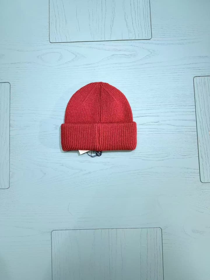 Moncler Classic Jacquard Knit Beanie – Kids Collection – 25FW in Classic Black Beanie