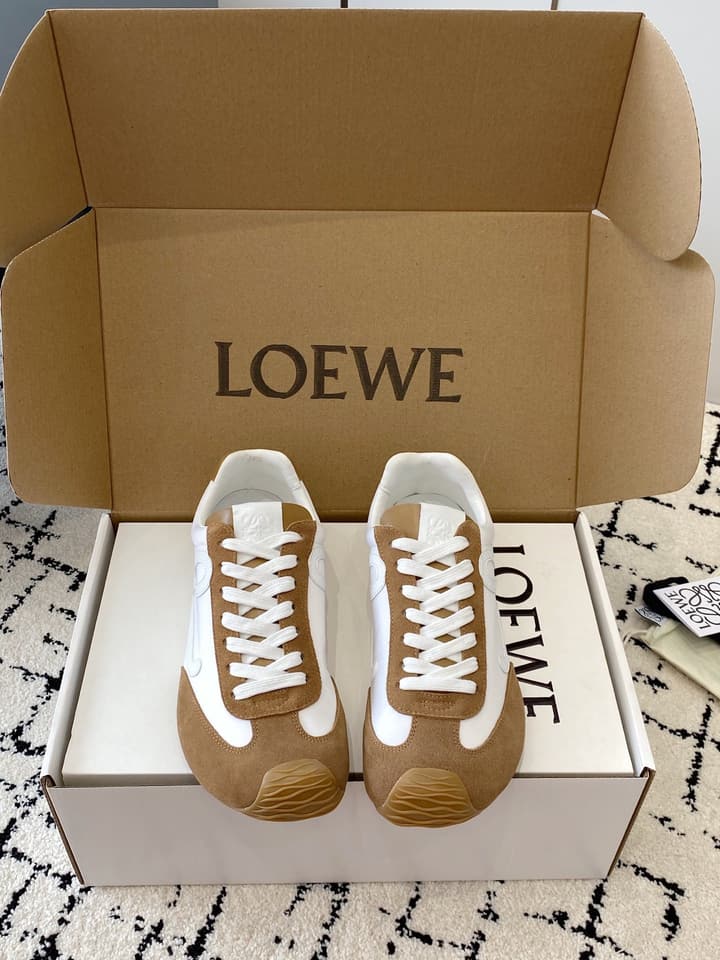 Loewe Ballet Runner Sneakers in Charcoal Grey
