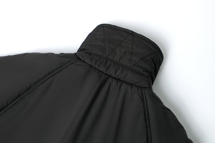 Fendi Collared Gabardine Jacket in Black Gabardine Jacket