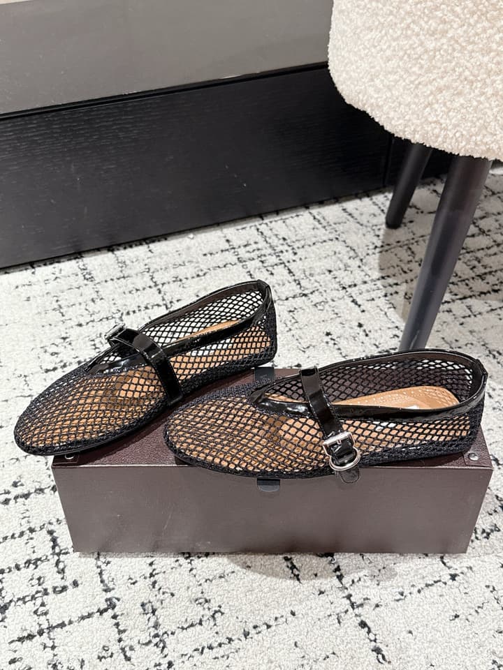 Alaïa Flat Mesh Ballet Flats – 25SS Collection