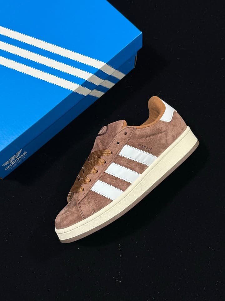 Adidas Originals Campus 00s Low-Top Sneakers in Black & White