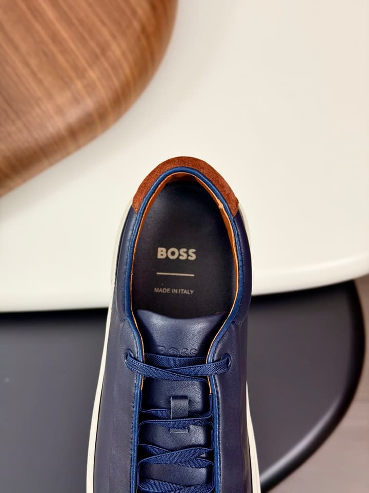 Boss Men's Casual Leather Sneakers