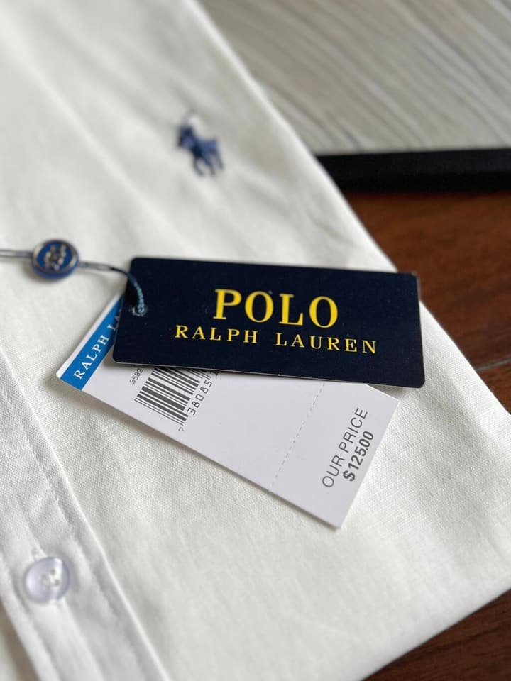 Ralph Lauren Pony Logo Linen Shirt – Spring/Summer Collection in Black