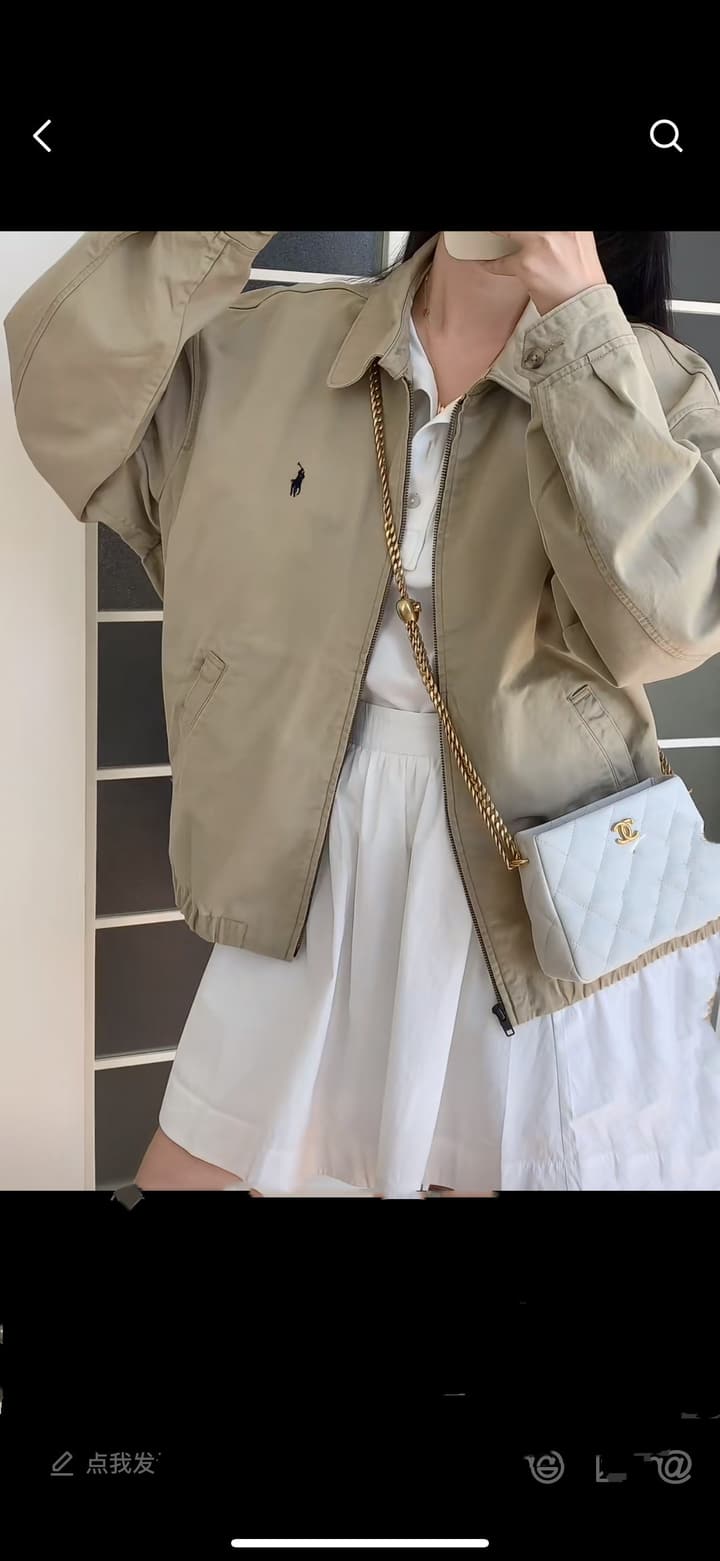 Ralph Lauren Oversized Cotton Jacket – 25SS in Deep Navy