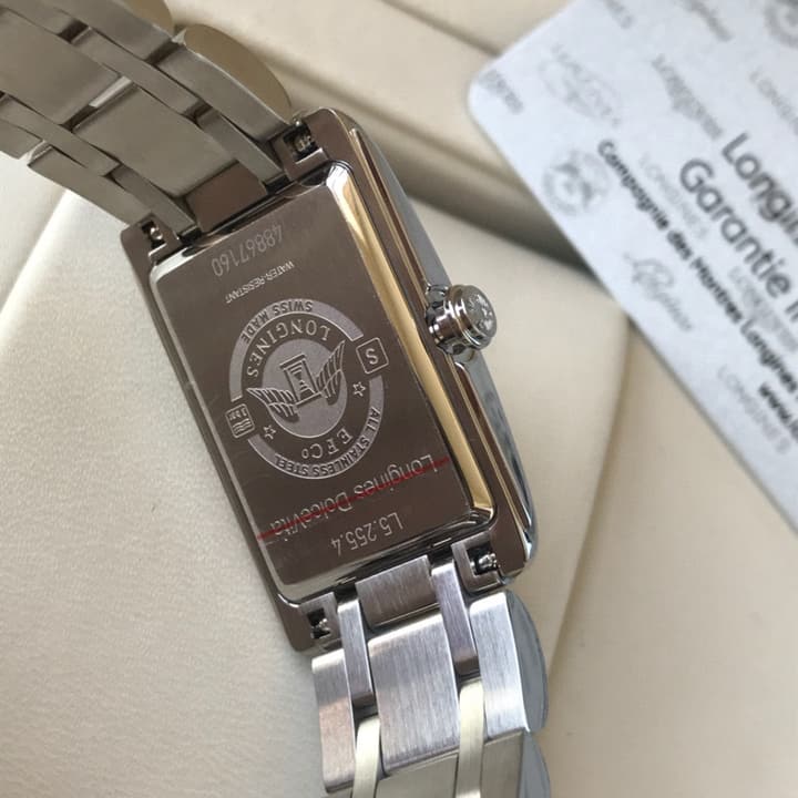 Longines DolceVita Stainless Steel Quartz Watch 32mm in Stainless Steel White Dial