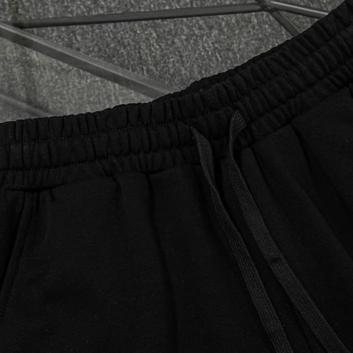 Loewe Classic Element Embroidered Shorts in Black With Blue Anagram Logo