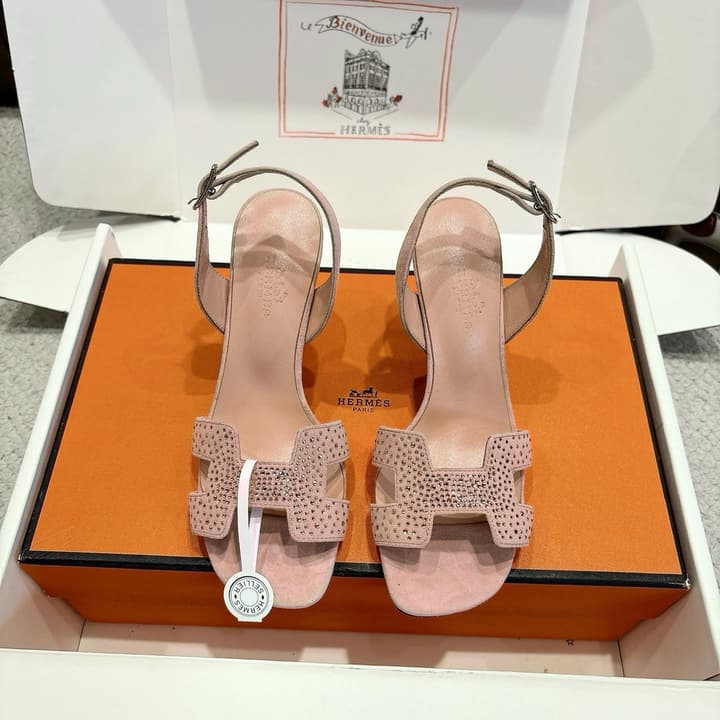 Hermès Eremite 80 Heeled Sandals in Black
