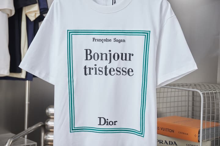Dior Logo Embroidered T-Shirt – 26SS Early Spring Collection in Black