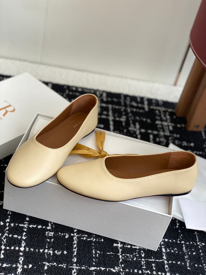 The Row Mary Jane Ballet Flats – 25SS Spring/Summer Collection in Charcoal