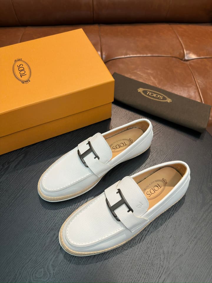 Tod's Gommino Calfskin Loafers in Assorted Loafers Display