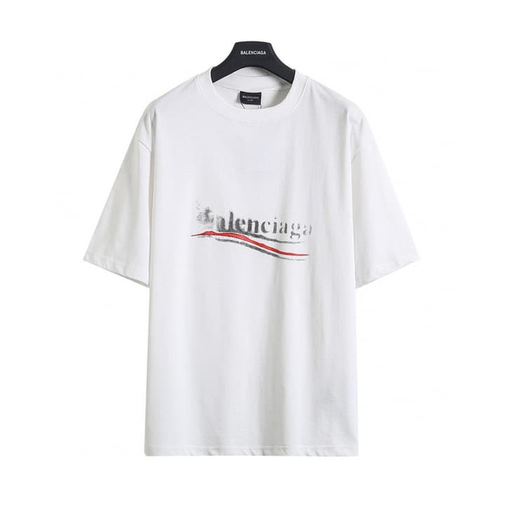 Balenciaga Blurred Cola Print T-Shirt – 26SS in Black