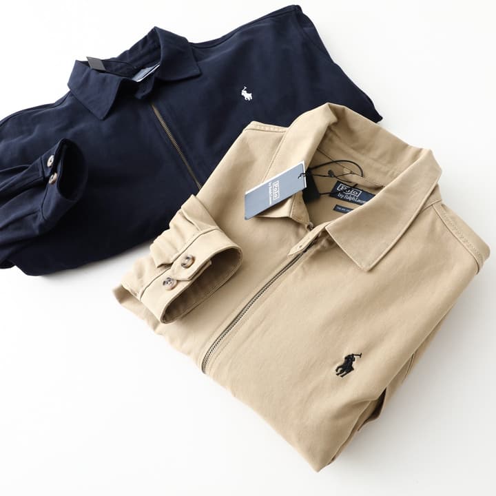 Ralph Lauren Oversized Cotton Jacket – 25SS in Deep Navy