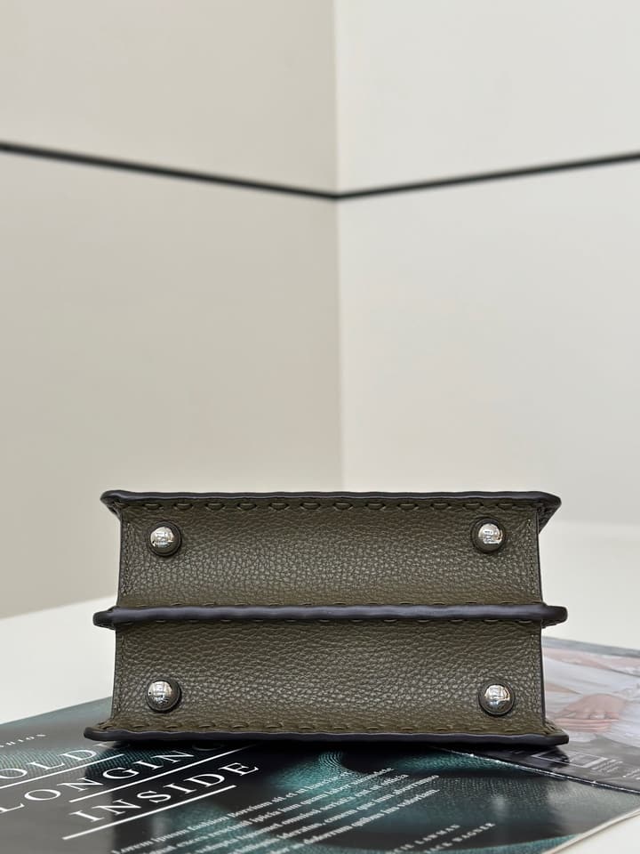Fendi Peekaboo I See You Petite Satchel in Classic Black
