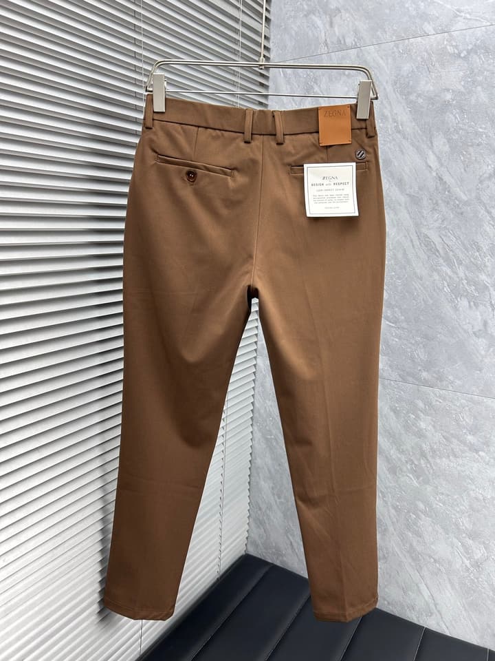 Zegna Custom Casual Trousers – 2025SS in Black