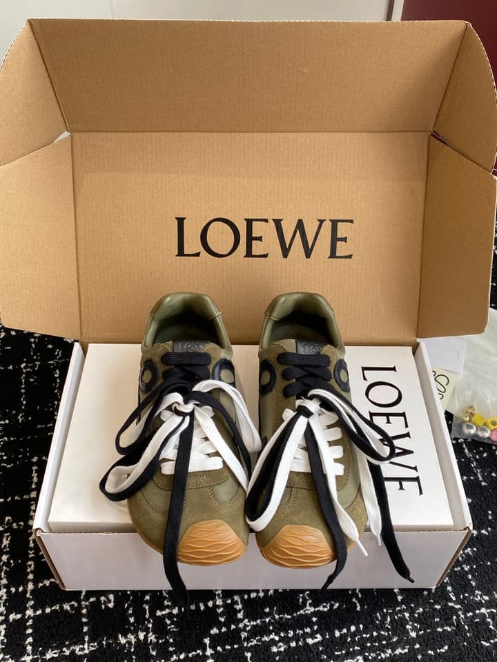 Loewe Ballet Runner Sneakers – 2025 Paris Fashion Week in Brown