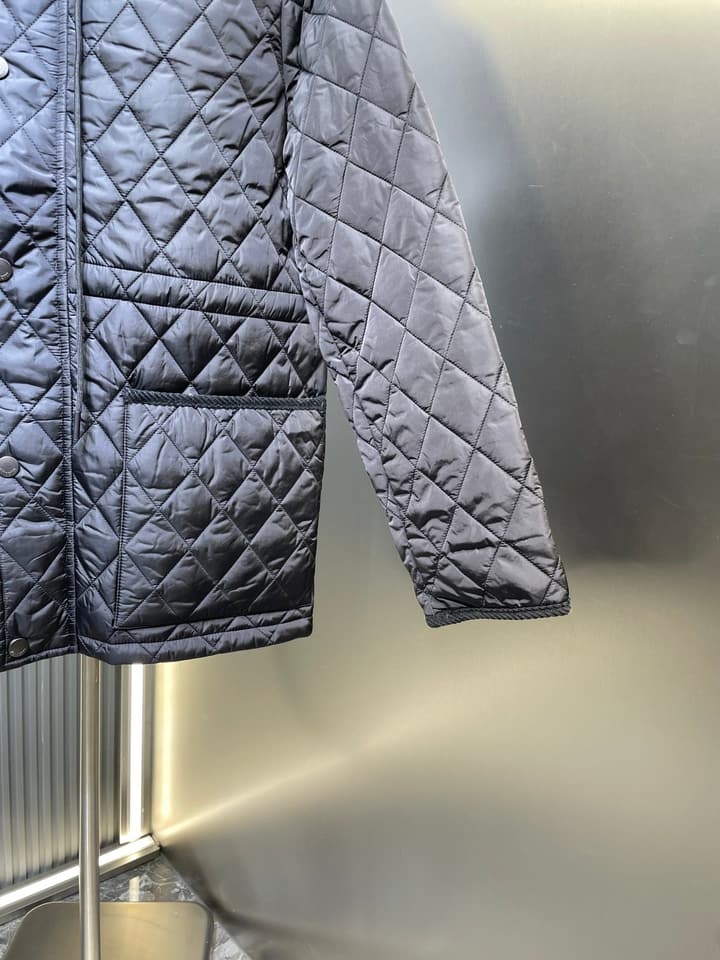 Burberry Checkerboard Padded Jacket in Black