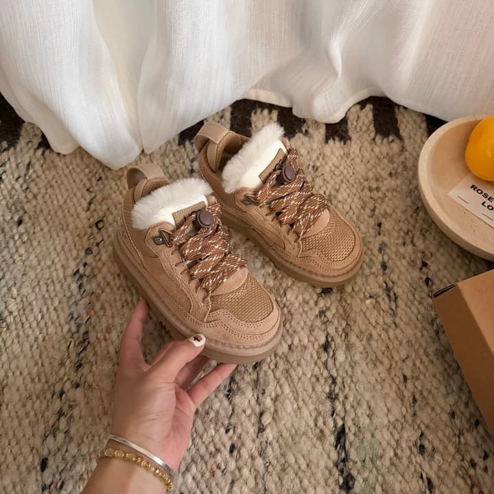 UGG Lowmel Casual Sneakers – Kids Collection in Rich Brown