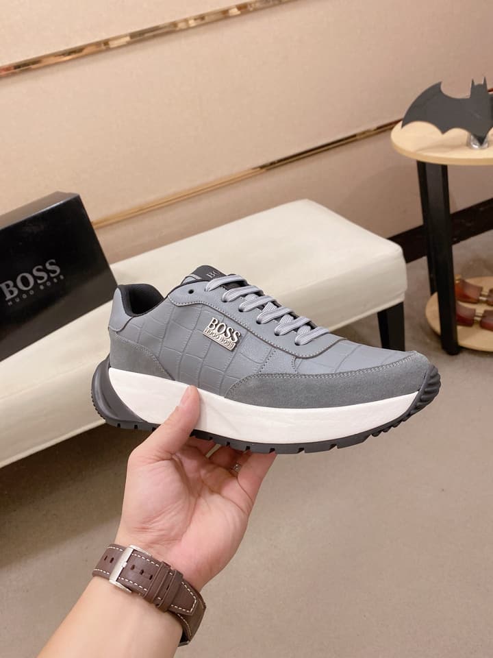 Boss Latest Casual Men's Sneakers in Dark Gray