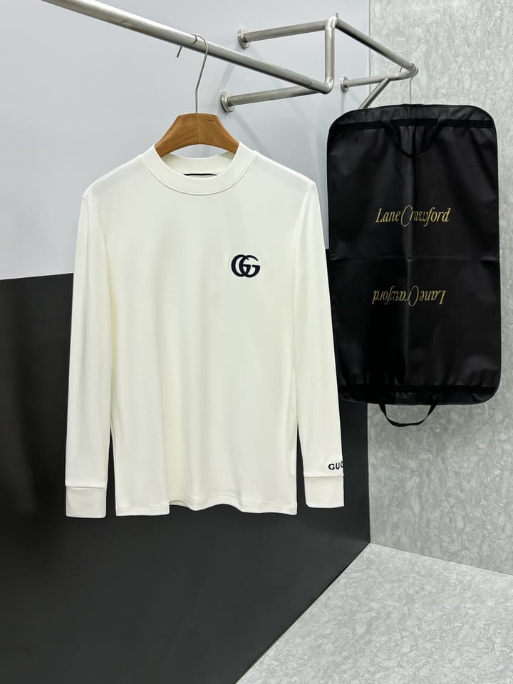 Gucci 2025FW Fashion Casual Long Sleeve T-Shirt – 2025FW in Black