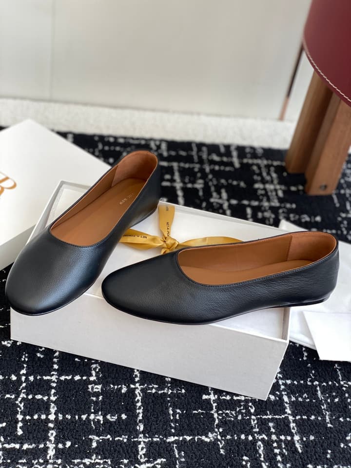 The Row Mary Jane Ballet Flats – 25SS Spring/Summer Collection in Charcoal