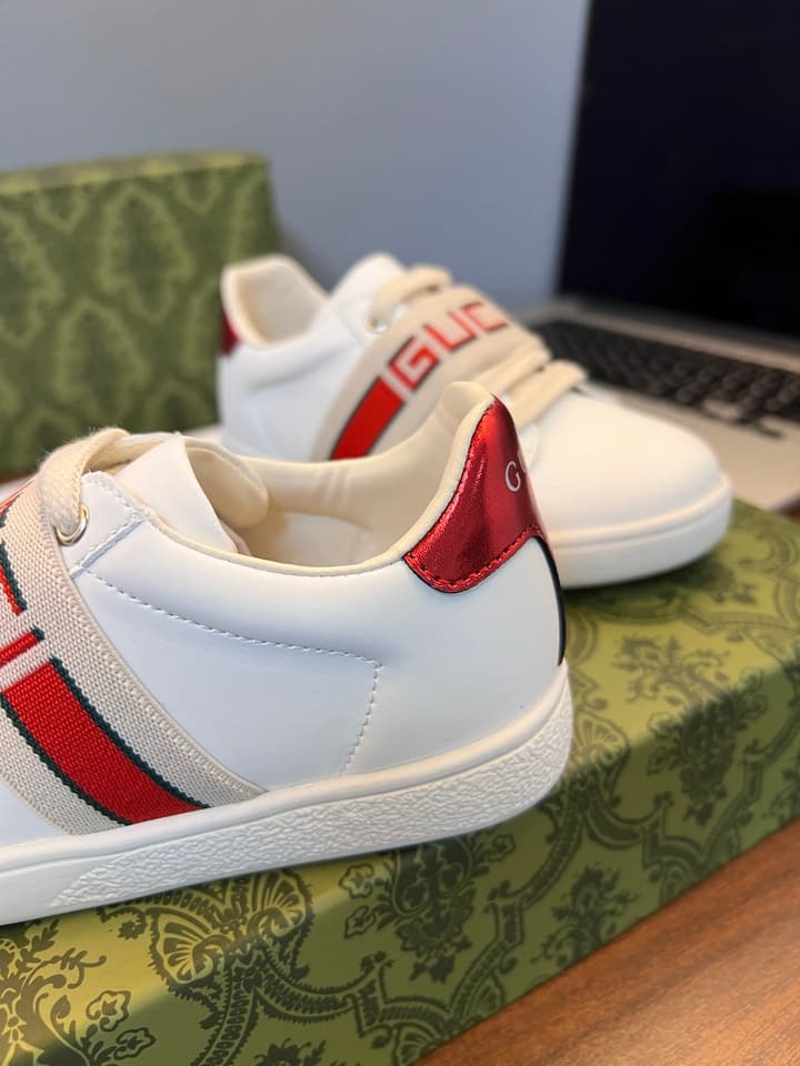 Gucci Kids Sheepskin-Lined Sneakers – Kids Collection