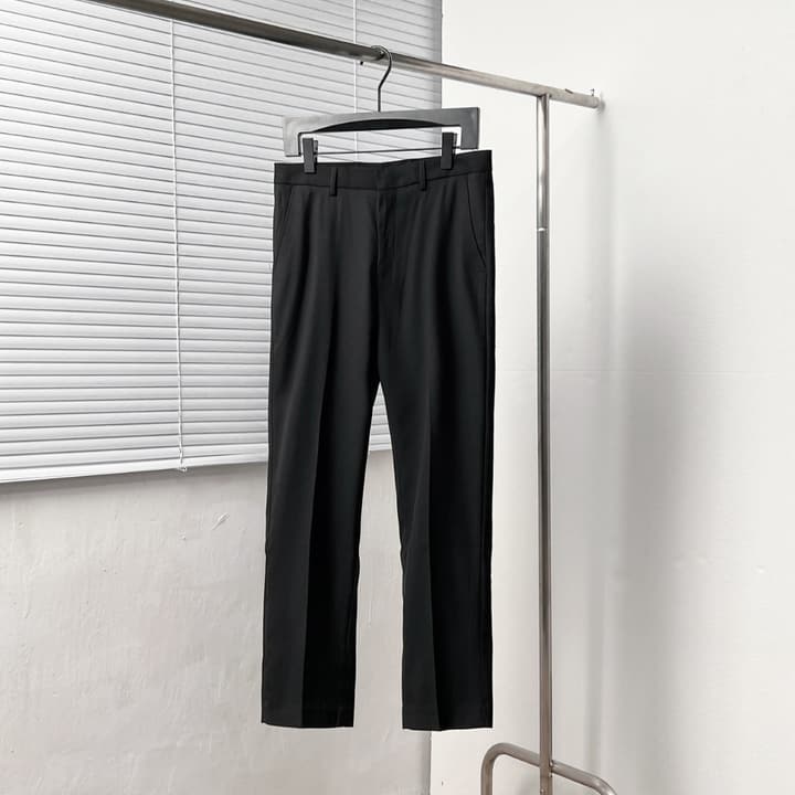 Dior Black Corduroy Peak Lapel Trousers