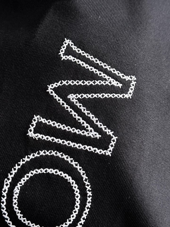 Moncler Woven Pocket Embroidery Logo T-Shirt – 2025SS in Black