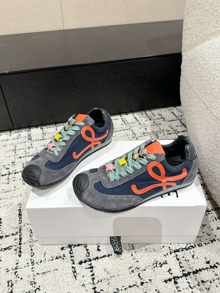 Loewe Ballet Runner 2.0 Unisex Sneakers – 2025 Collection in White And Light Blue