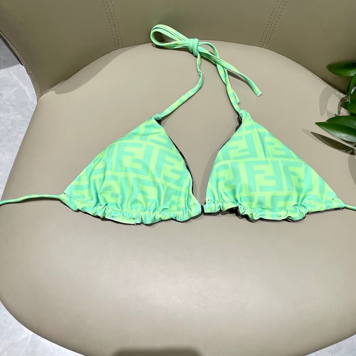 Fendi Reversible One-Piece Swimsuit in Blue Monogram
