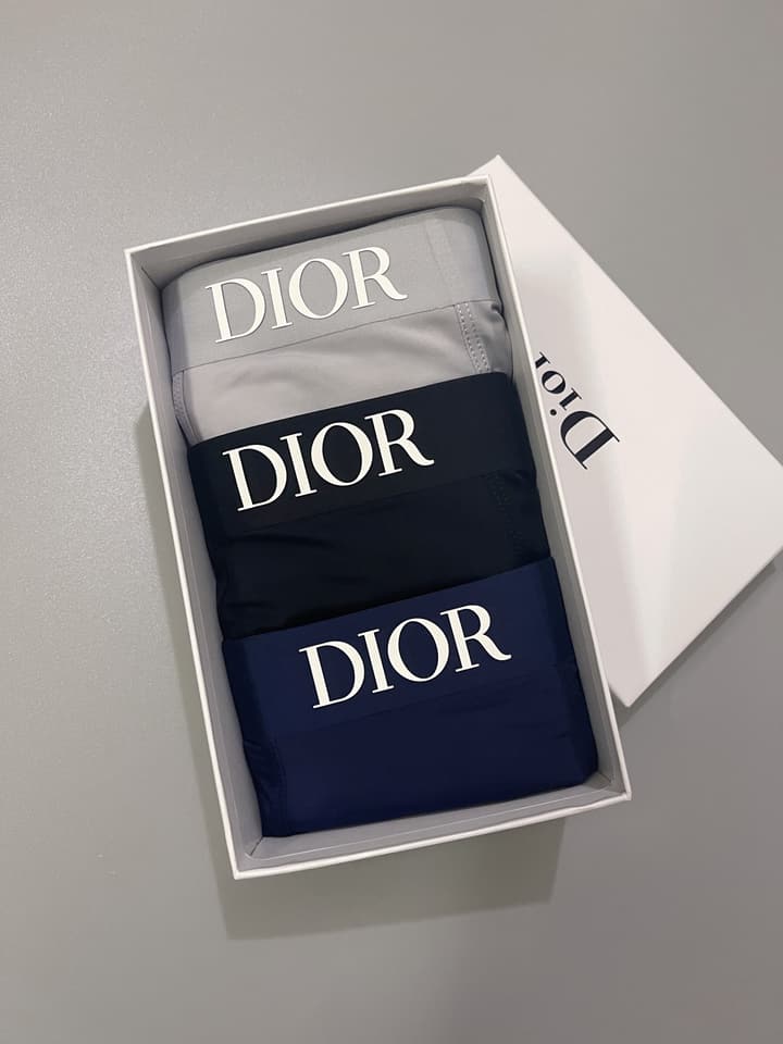 Dior 3D Seamless Ice Silk Men's Underwear 3-Pack