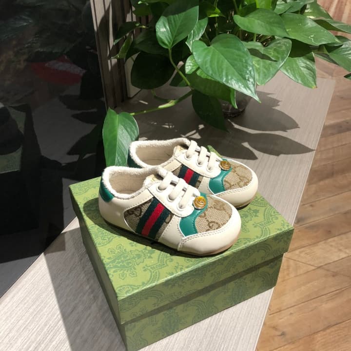 Gucci Kids' Footwear – Kids Collection in Green/red Web Stripe